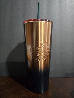 Starbucks Metal Ombré Venti 24 Oz Cold Cup.
