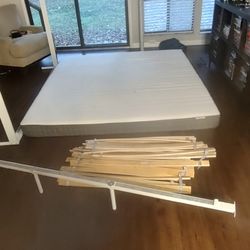 IKEA King Mattress And Frame