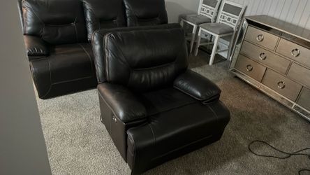 Electronic Couch and recliner set for cheap