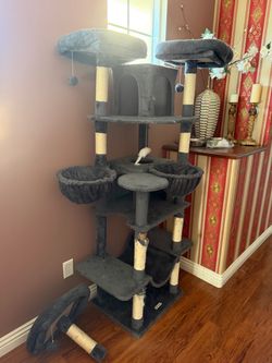 Large Multi-Level Cat Tree Tower