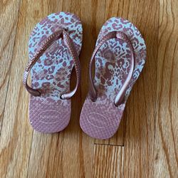 Little Girl Havaiianas Sandals Flip Flops Size 9