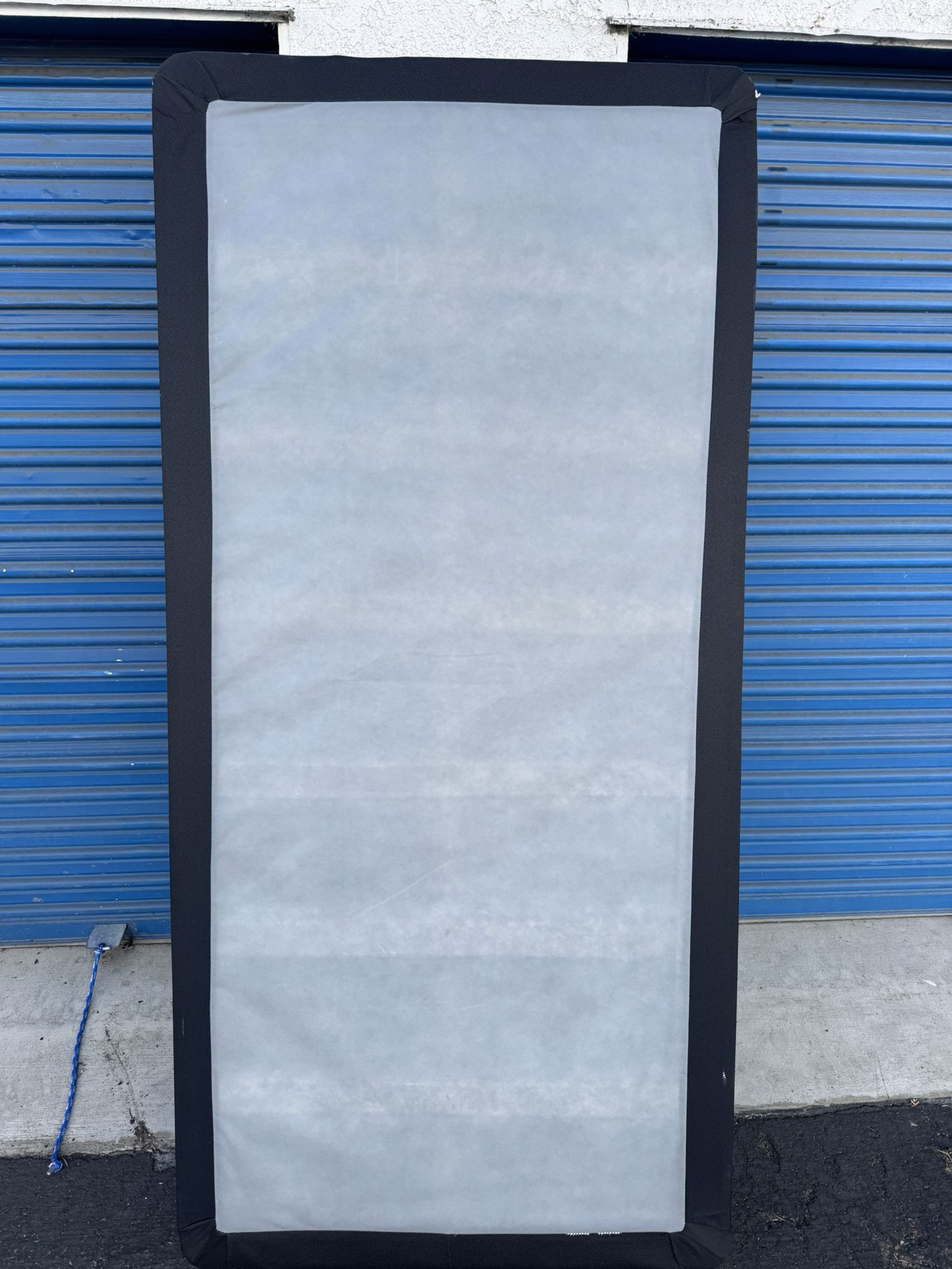 Twin Box Spring XL Gray, And Black in great condition