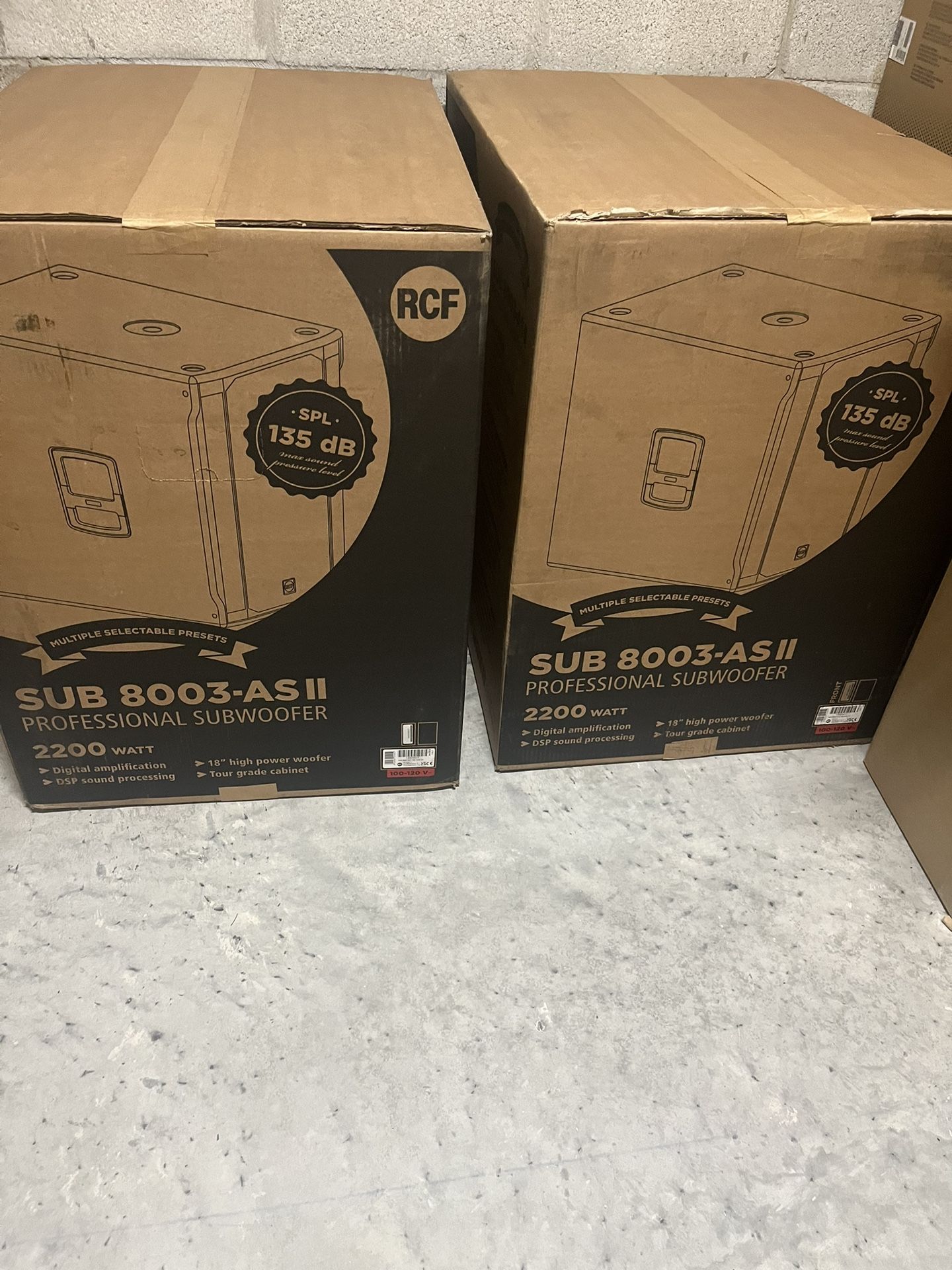 Rcf Sub 8003 As II (each)