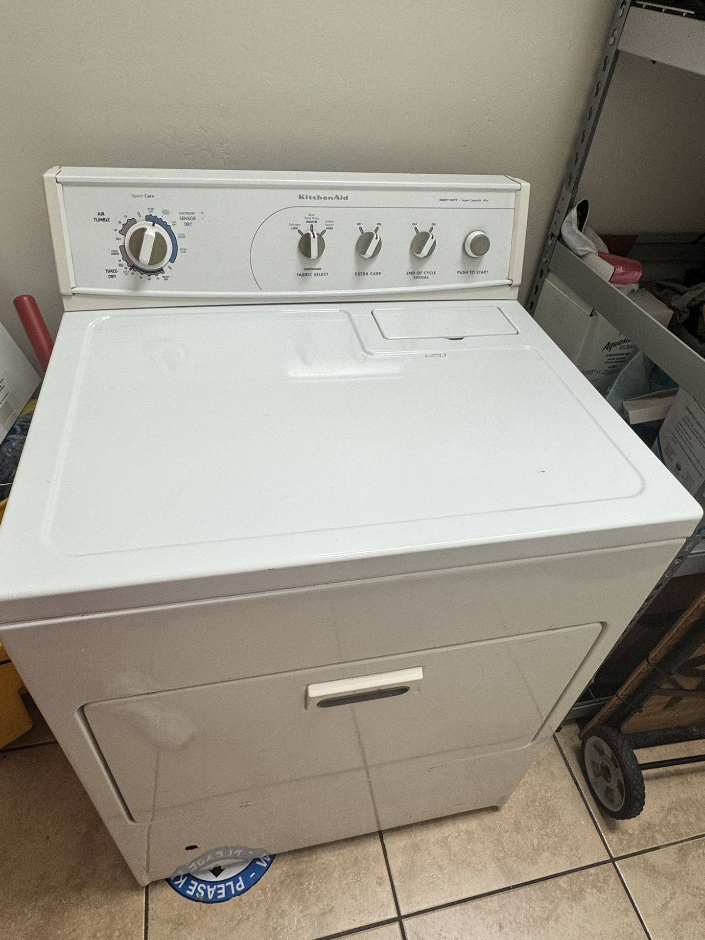 DRYER- KITCHEN AID (GAS) SUPER CAPACITY PLUS