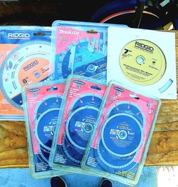 Diamond Blades Assortment 1 ×8"  2x7"  3x4"