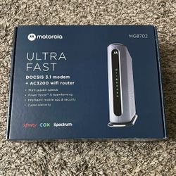Modem and Wifi Router