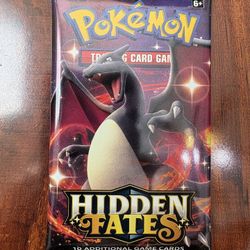 Pokemon Hidden Fates Charizard Pack Art Sealed Booster Pack Brand New/Sealed! 🔥