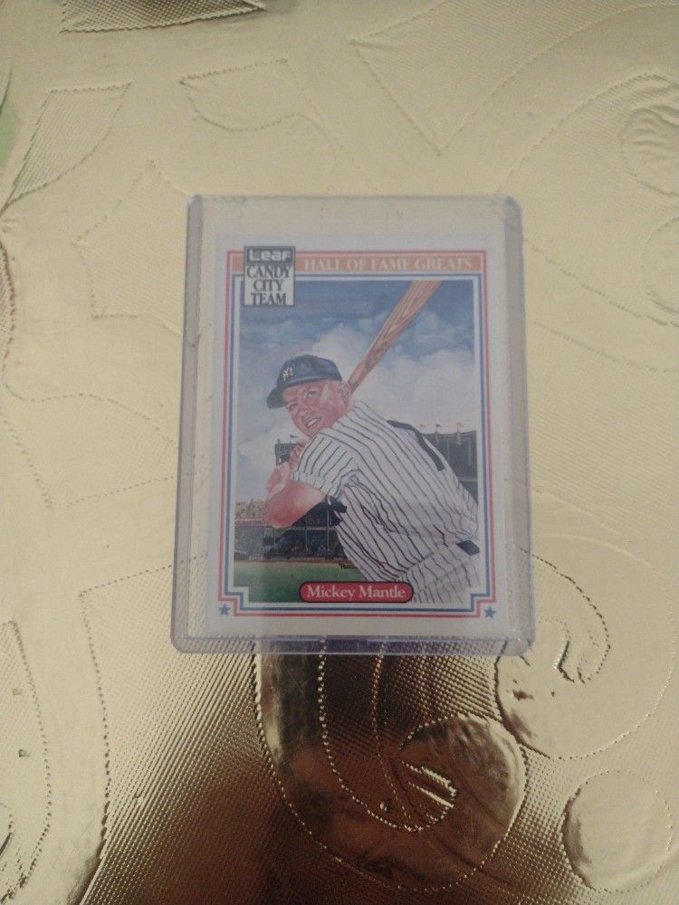 1987 DONRUSS LEAF BASEBALL MICKEY MANTLE 