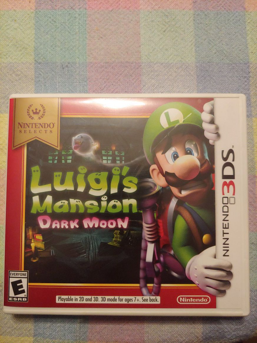 Luigi's Mansion Dark Moon Nintendo 3ds Great condition!