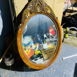 Nice Wood Frame Mirror 