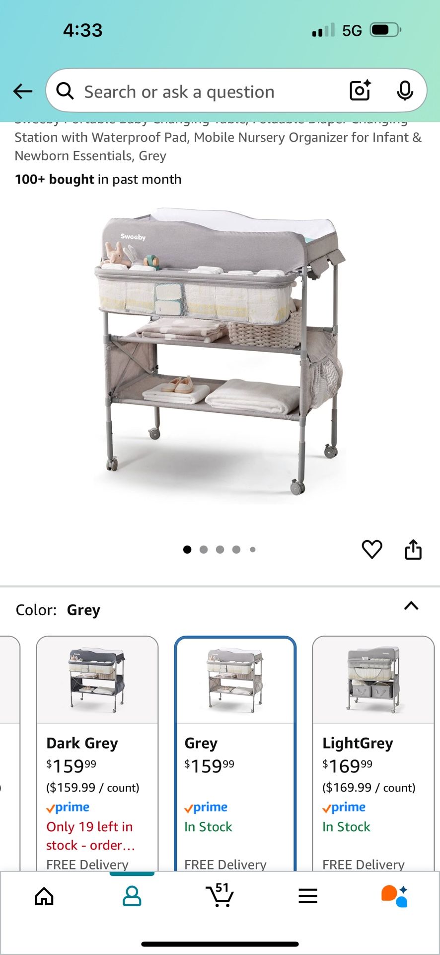 Portable Baby Changing Table
