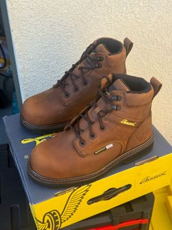 Thorogood Crazy Horse Jobsite EH Waterproof Work Boots 9M Medium (contact info removed)
