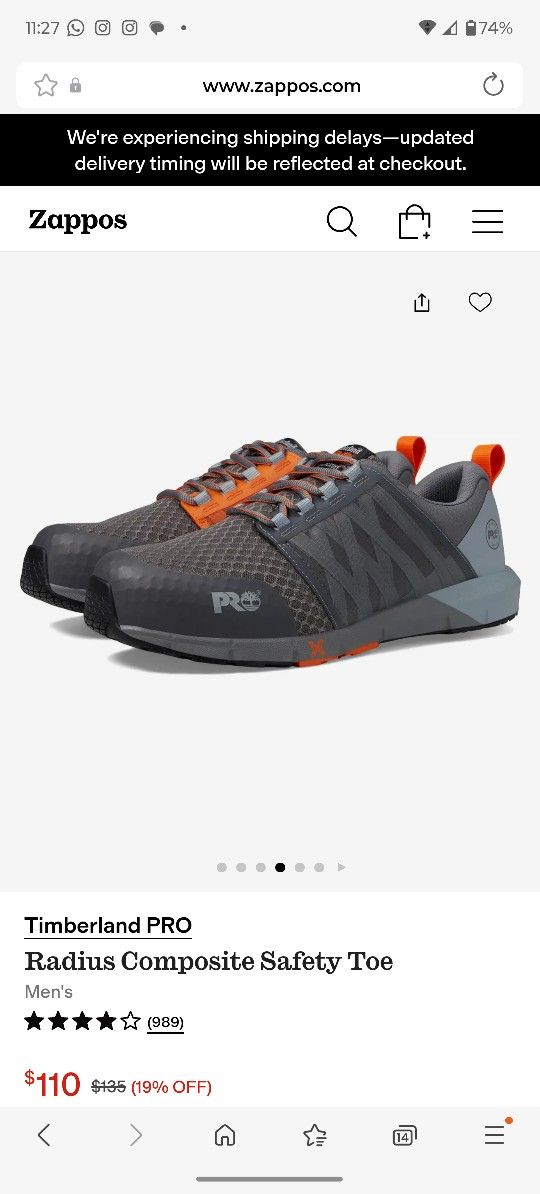 Timberland PRO
Radius Composite Safety Toe