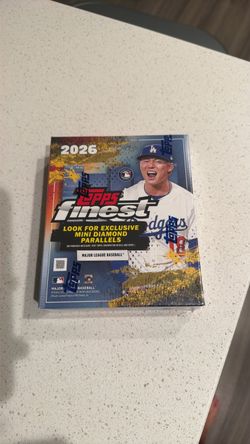 2026 Topps Finest Baseball Cards (box)