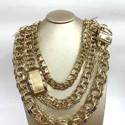 10 k Chino chain and bracelet 200 grams 