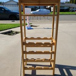 Bamboo Wine Rack 