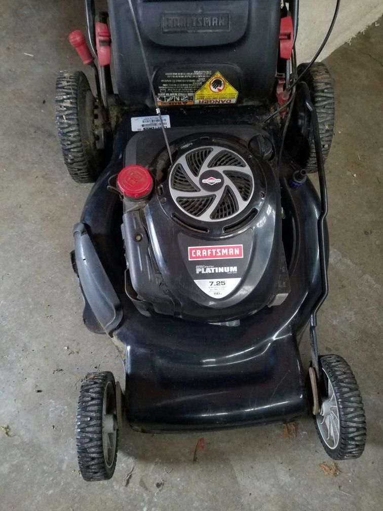 Craftsman platinum 7.25 190cc price online