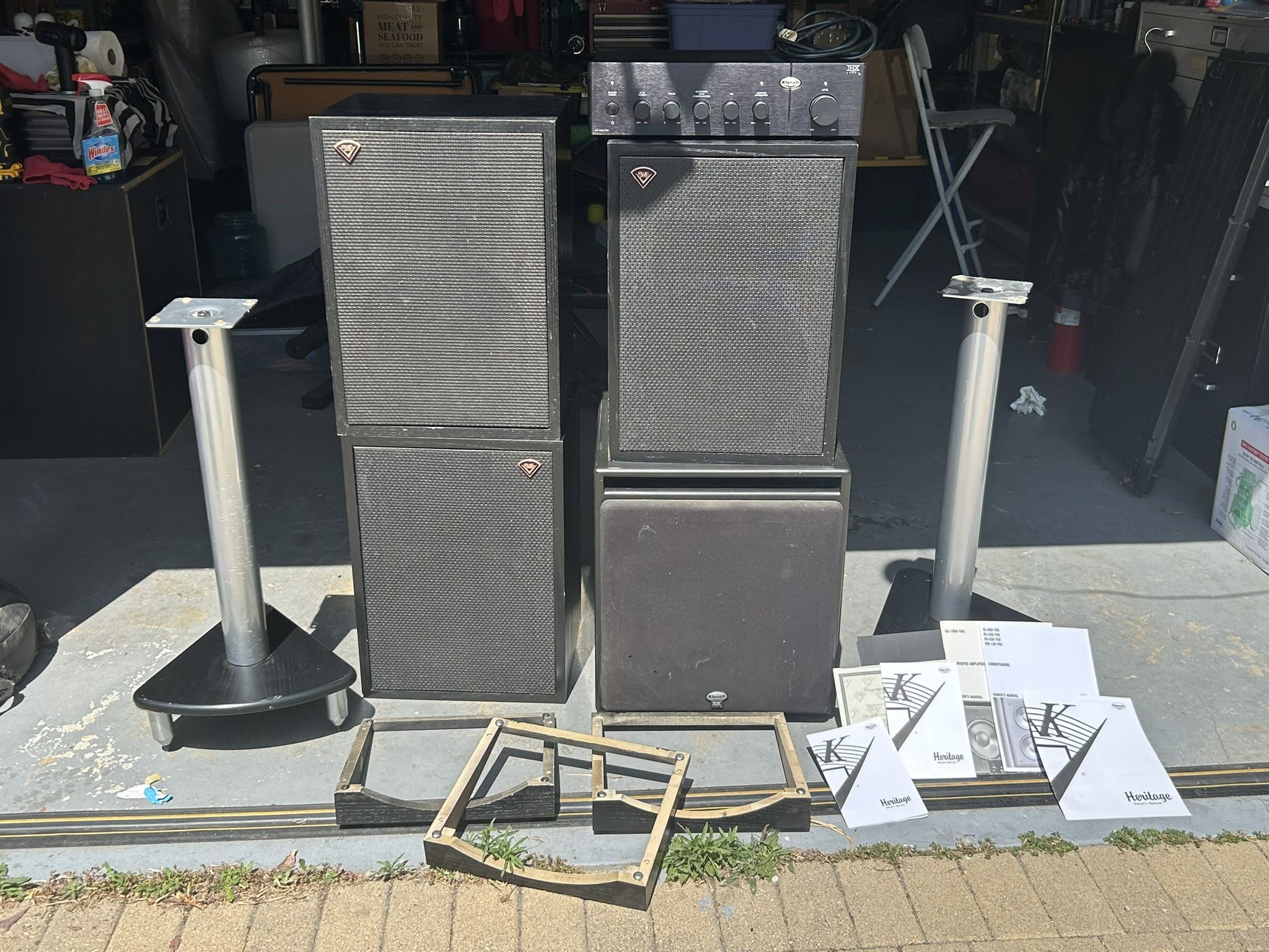 Klipsch Speaker System In Exceptional Condition See Description