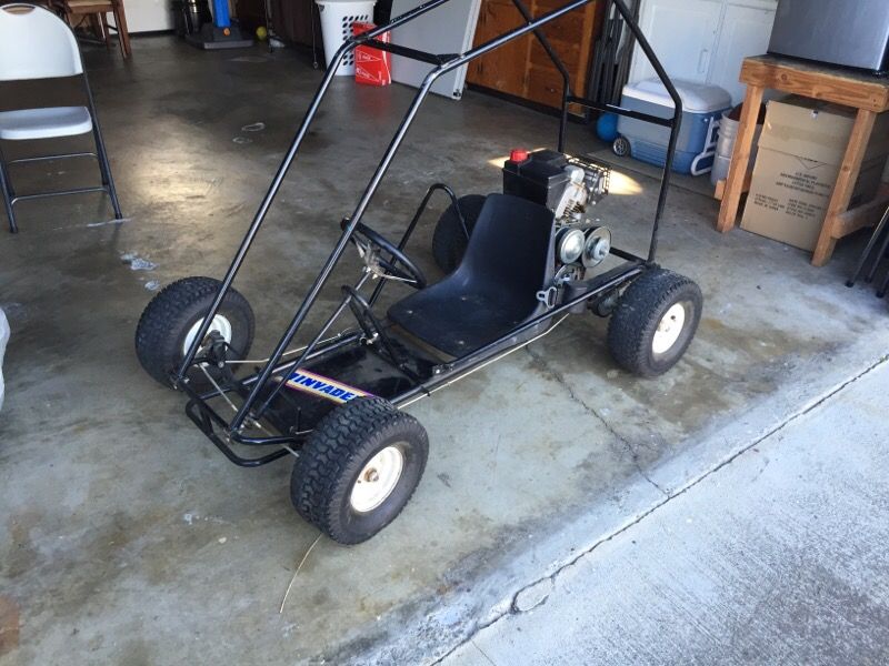 Invader go kart runs good and strong