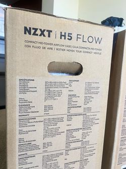 NZXT H5 Flow PC Case – Brand New Sealed