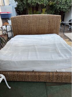 King bed and bed frame