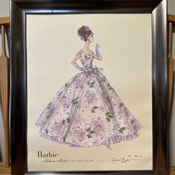 Barbie Limited Violette, Limited Edition Print by Robert Best, Barbie Print, Children's Prints, Vintage Barbie Prints
