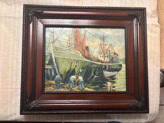 Framed Oil Painting