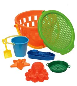 8 Piece Jumbo Sand Toys - NEW 