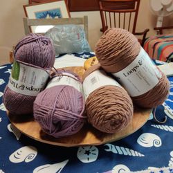 Loops And Threads Four Skein Lot New 