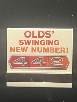 3 - Unused ‘66 Olds - (Model 442) Unused Match  Books