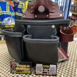 Occidental Leather B5018DB 3 Pouch Pro Tool Bag- Black 