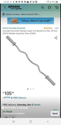 New weight bar