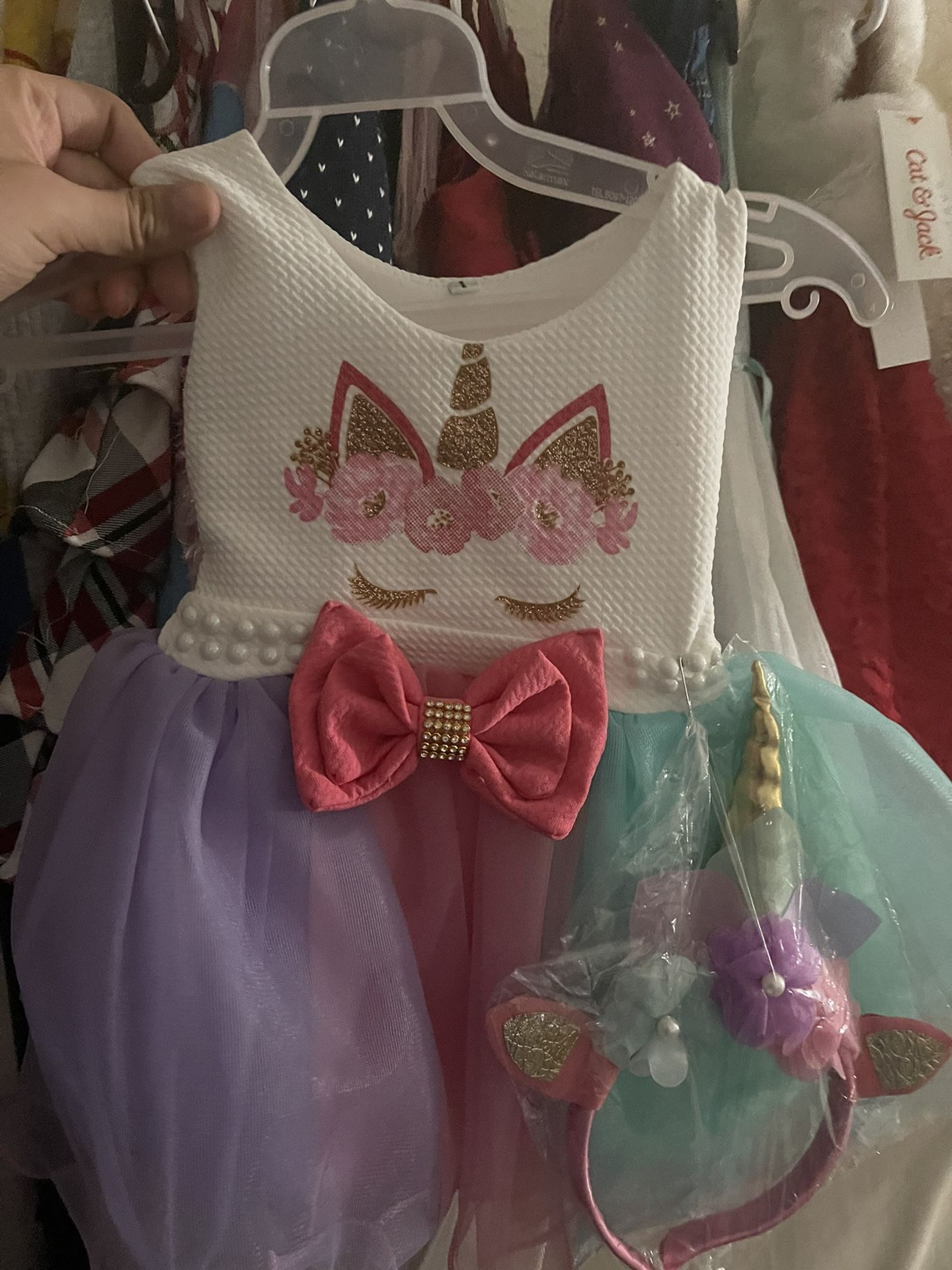 Unicorn Costume Dress Size 12 Months
