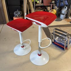 Red stools...New