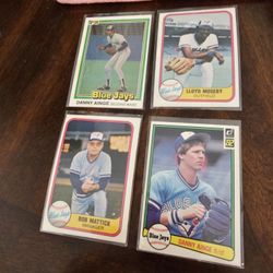 Toronto Blue Jays 106 Baseball Cards Lot No Duplicates 