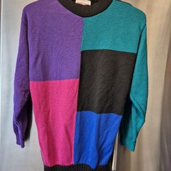 Sweater Pullover 80s  Men Size Medium 
