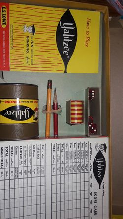 YATZEE! GAME 950 Antique