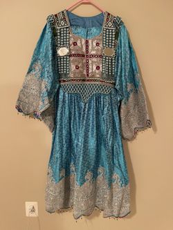 Bohemian Afghan Dress