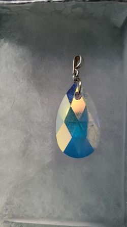 Silver clasp crystal Pendant new