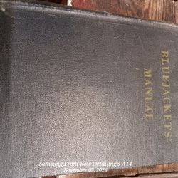 Book Vintage Naval Bible