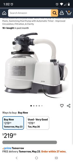 Brand new in box SX2800 Sand filter pump