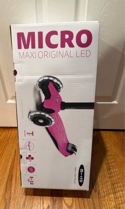 Pink Micro Maxi kids scooter ages 5-12