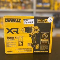 DEWALT XR 1/2” Hammer Drill/ Driver (TOOL ONLY)….DCD805B