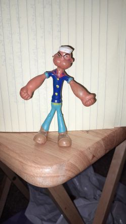 Vintage Popeye The Sailor Man Bendy Toy