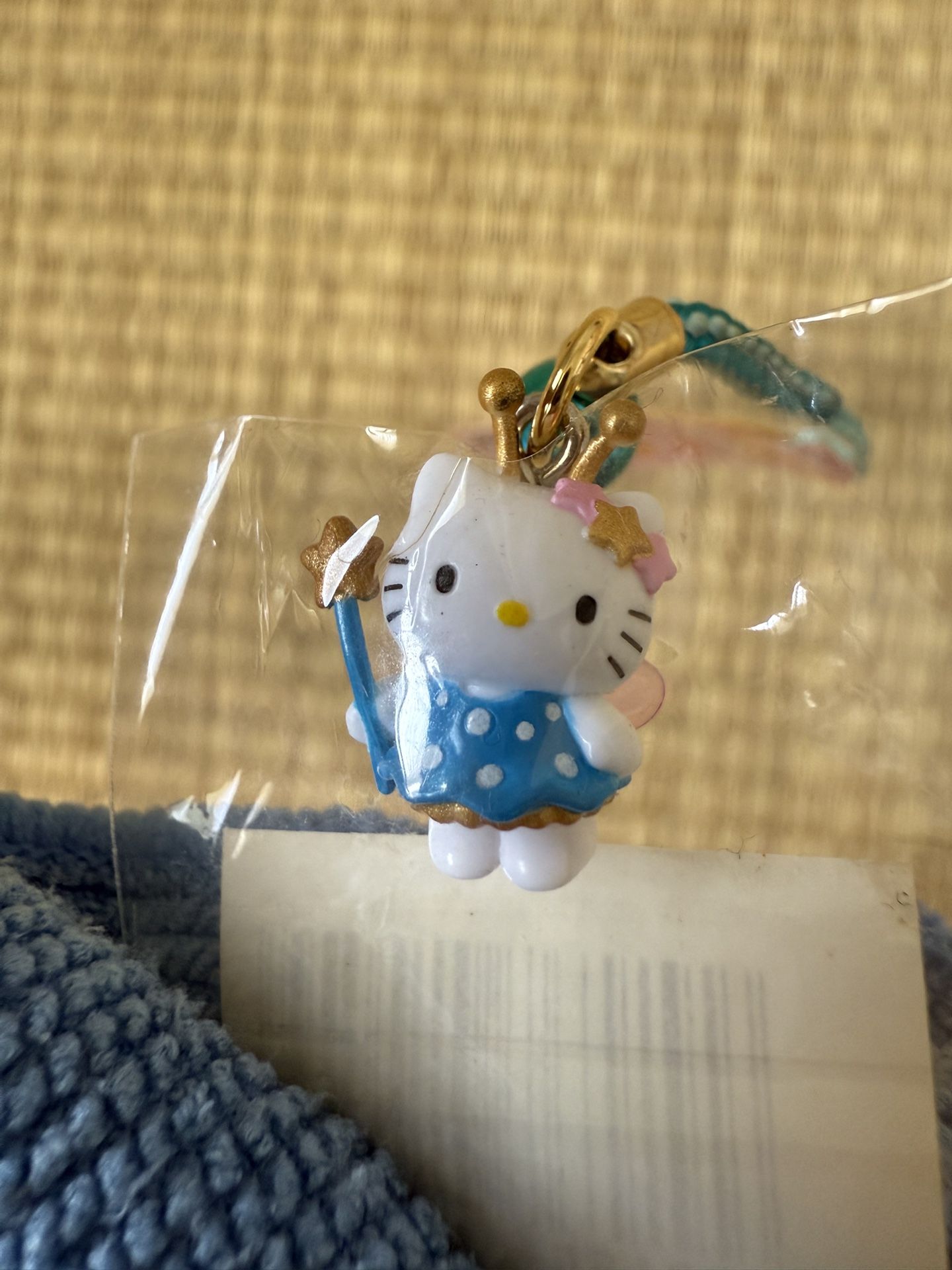 Hello Kitty UMIHOTARU fairy Strap From Japan