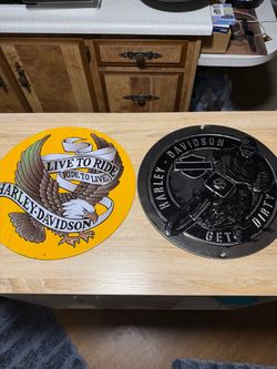 Harley Davidson metal signs