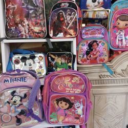 Backpacks and lunch bags 