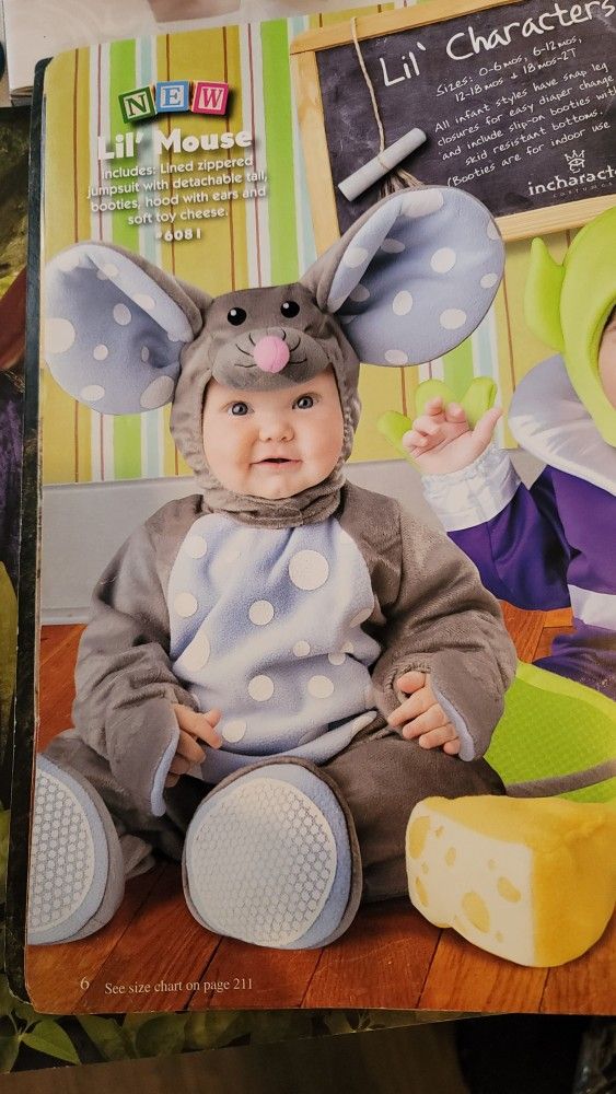 Infant Lil Mouse Halloween Costume 