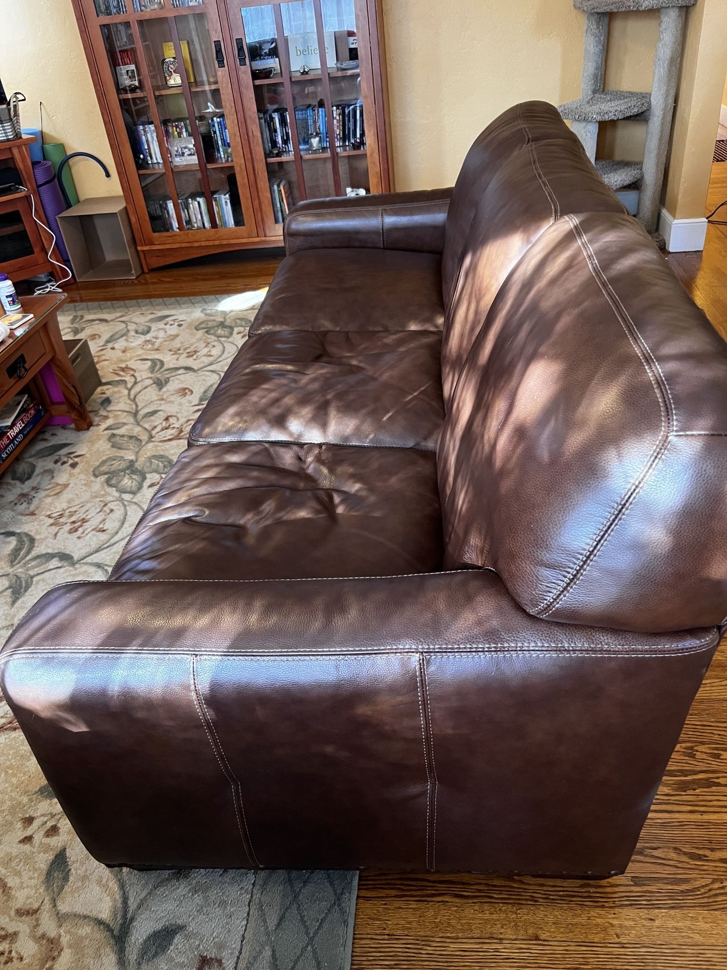 Leather Couch For Sale for Sale in Sacramento, CA OfferUp