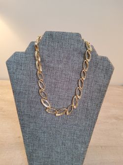 Gold Plated Necklace  .   Size  .  8"